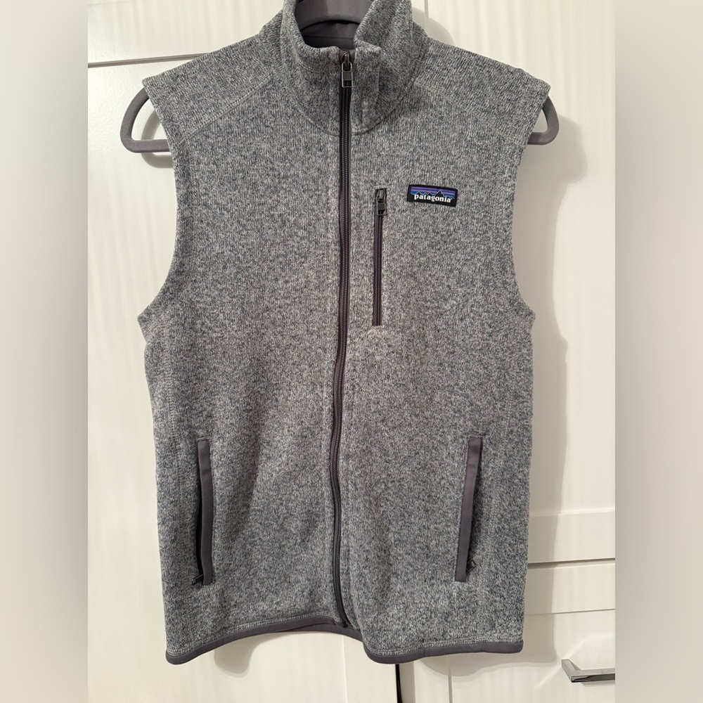 Patagonia knit vest.